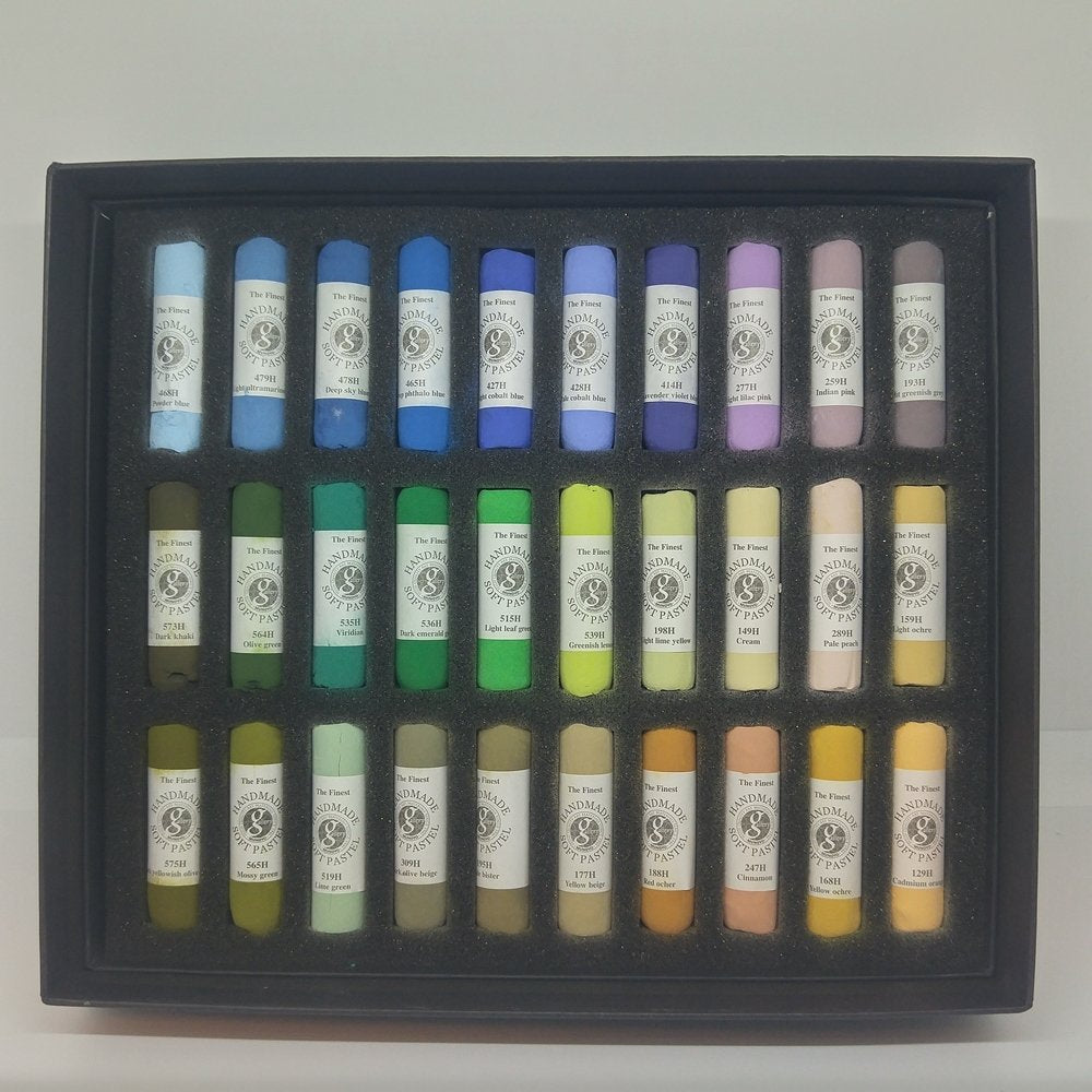 Mungyo MPHM-60P - Gallery Artists' Handmade Soft Pastels Portrait Shades, set de 60 crayones pastel hechos a mano de calidad artística, textura suave