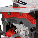 Einhell Sierra ingletadora y tronzadora y mesa TE-MS 254 T (2000W, hoja de sierra Ø254mm, ancho de corte 130mm y profundidad 74mm, incl. láser de línea de corte, func. de sierra circular de mesa)