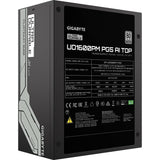 GIGABYTE UD1600PM PG5 AI Top Fuente de Alimentación - PCIe 5.0, 80 Plus Platinum, Diseño Totalmente Modular, Ventilador de 120 mm, Compatible con ATX 3.1, Enchufe EU
