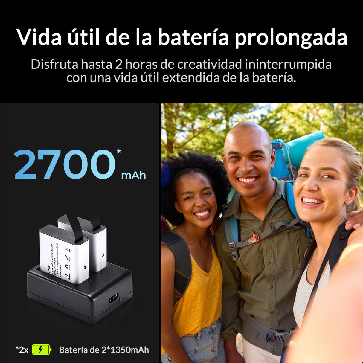 icefox Cámara Deportiva 4K con Pantalla táctil, Gran Angular de 170° EIS, Camara Acuatica de 40 m, Camara Deportiva con Control Remoto, Gris