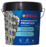 Impermeabilizante elástica para fachadas LLANES. 15 L. Proaflex PROA. Antigoteras.