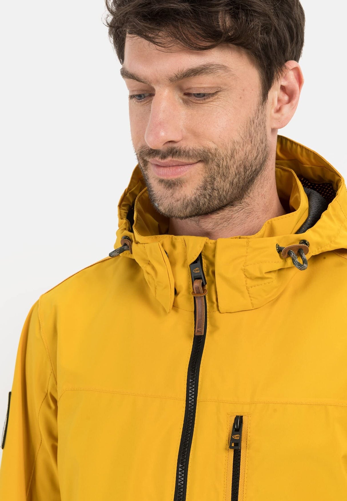 camel active 420774/7e75 Chaqueta, Amarillo, 106 para Hombre