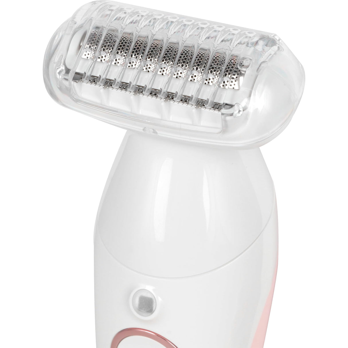 Braun Silk-épil 9, Depiladora con cabezal giratorio para depilación fácil, impermeable, piel suave de larga duración, con cabezal de afeitadora para mujeres y pezuña cortacésped, 9-030, blanco/rosa
