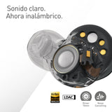 Technics EAH-AZ80E-K Auriculares Inalámbricos con Cancelación De Ruido, Bluetooth Multipunto 3 Dispositivos, Cómodos Intraurales, Carga Inalambrica, Negro