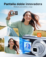 Rollei Compactline 10X - 60 MP - Zoom óptico de 10x, Pantalla de Selfie