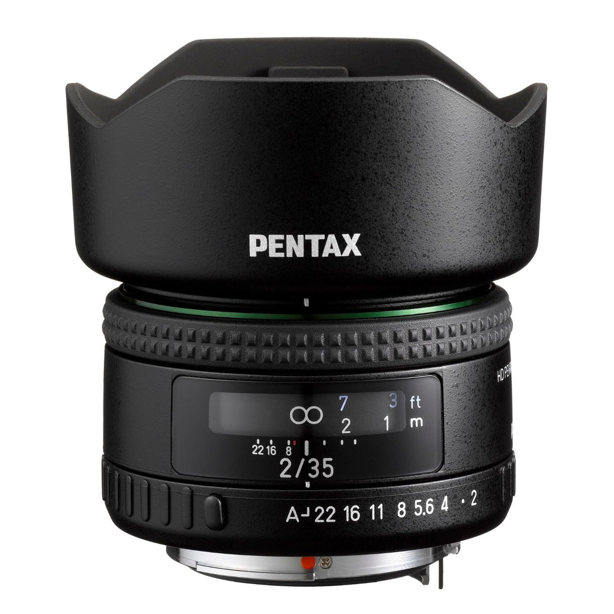 HD PENTAX-FA35mmF2 Versátil Objetivo Gran Angular con Recubrimiento HD Que minimiza Reflejos Recubrimiento SP Que Evitar Manchas Lente asférica híbrida para imágenes más claras y con Mayor Contraste