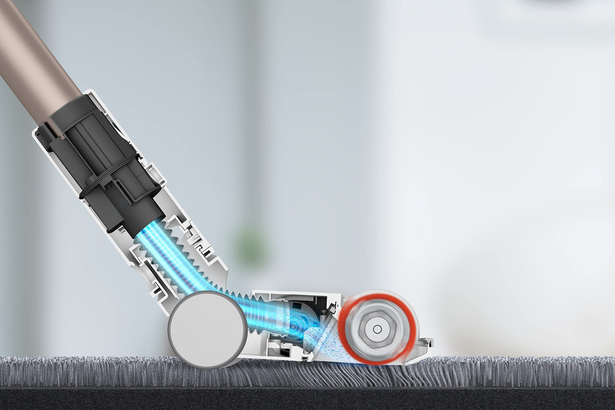 XIAOMI G9 Plus - Aspiradora Escoba con Motor Digital de Alta Velocidad de 100000 RPM, succión de 120AW, batería de hasta 60 Minutos, Blanco (Versión ES + 3 años de garantía)