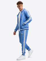 Lonsdale Chain Track Traje, Azul Marino/Azul bebé/Azul, M Hombres