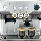 Breville Barista Max máquina de café expreso, totalmente automática con molinillo integrado y bomba italiana de 15 bares [VCF126X]