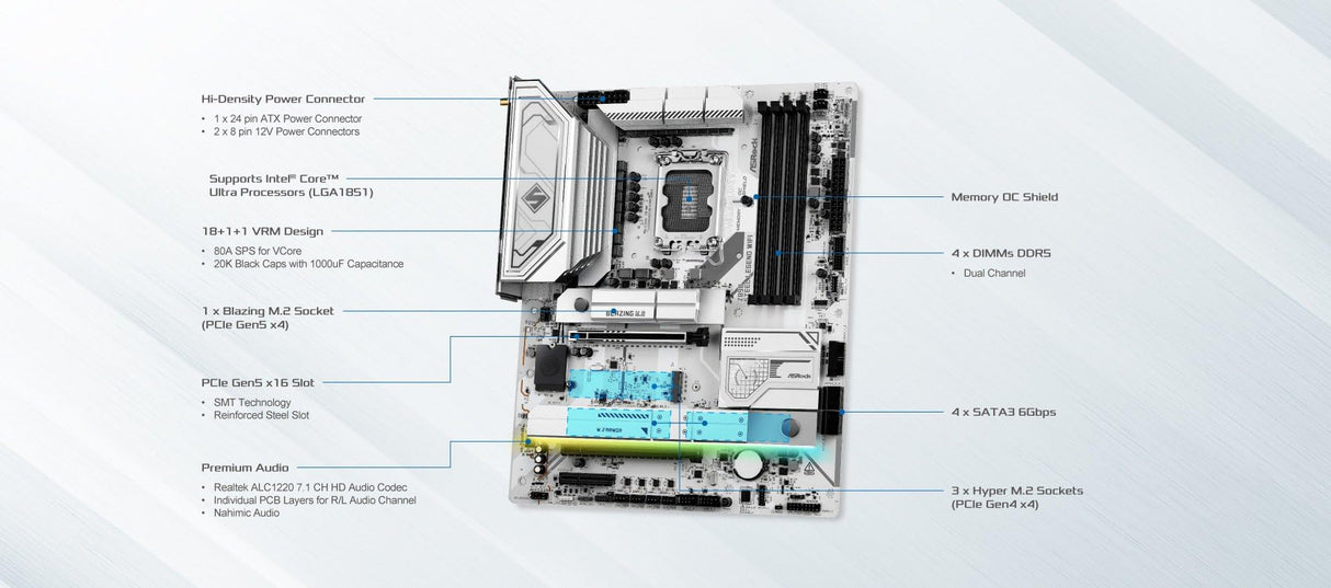 Placa Base ASRock Z890 Steel Legend WiFi