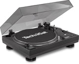 TechniSat TECHNIPLAYER LP 300 - Tocadiscos profesional USB (con función Scratch y digitalización, velocidad de rotación: 33/45 rpm, accionamiento directo controlado por cuarzo), color negro