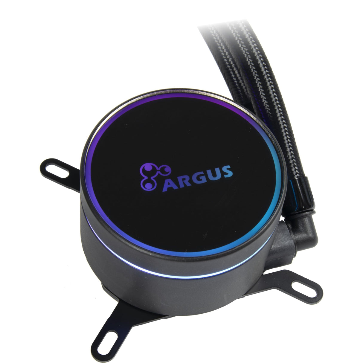 Inter-Tech Refrigeración por agua AIO de 240 mm con iluminación ARGB del ventilador y la bomba