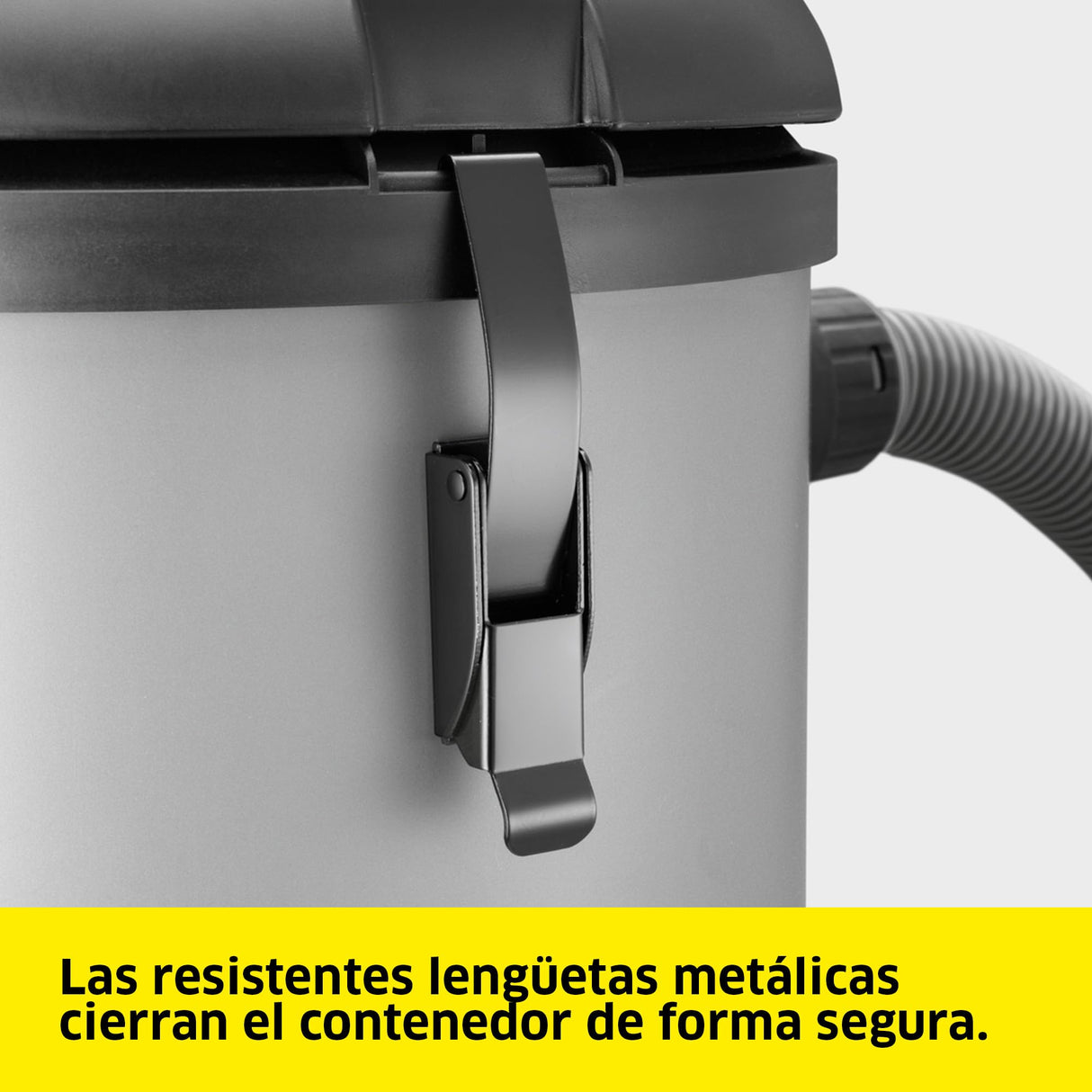 Kärcher Aspirador en seco y húmedo NT 48/1, Potencia: máx. 1380 W, Filtro de Cartucho PES, depósito: 48 l, Manguera de aspiración: 2,5 m, Boquilla Ancha para Suelo (360 mm), Tubo de desagüe