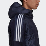 adidas Men's Essentials Insulated Hooded Hybrid Jacket (Midweight)