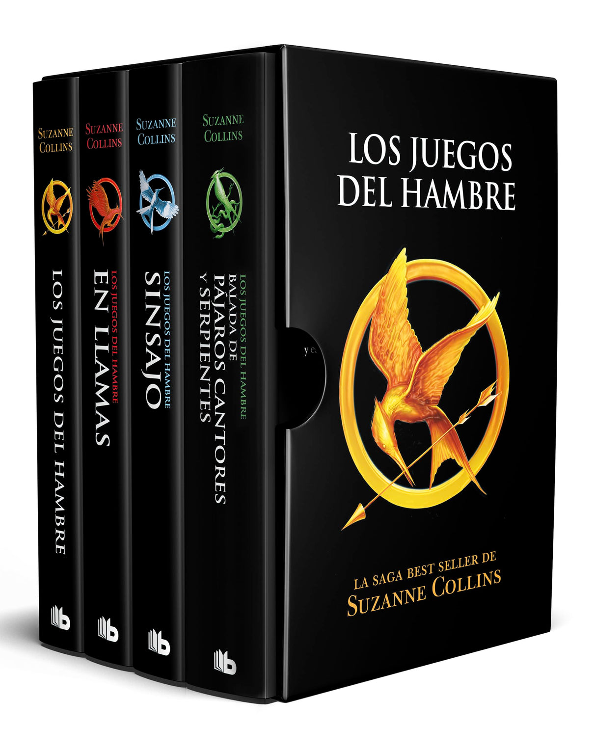 Los Juegos del Hambre - Estuche con: Los juegos del hambre | En llamas | Sinsajo | Balada de pájaros cantores y serpientes (Ficción)