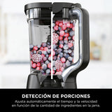 Ninja Detect Power Pro Batidora y Procesador de alimentos 3 en 1 (1200W), vaso de 680 ml y cuchilla para masa, ideal para mezclar, picar y batir, negro, TB401EU