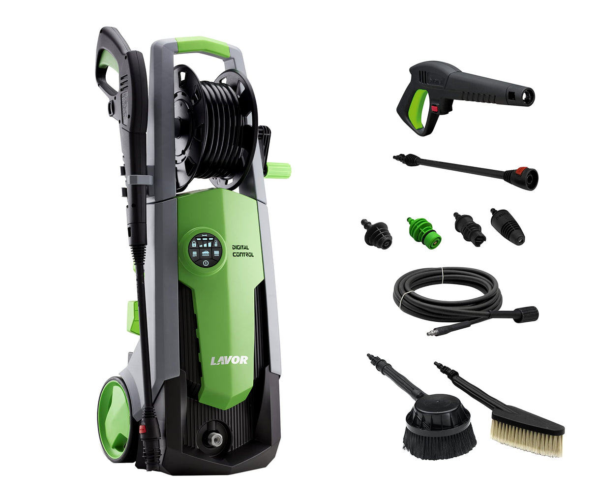PREDATOR 180 DIGIT 2l + 2BRUSH - 180 bar max - 510 l/h - 2500 W