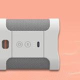 Skullcandy Terrain Mini Altavoz Portátil Inalámbrico con Bluetooth, Impermeabilidad IPX7, 14 Horas de Batería, True Wireless Stereo y Correa Integrada para Viajes y Uso en Exteriores - Hueso/Naranja