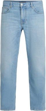 Tommy Hilfiger Straight Denton Jeans Washes Vaqueros, Denim (Heron Blue), 33W / 32L para Hombre