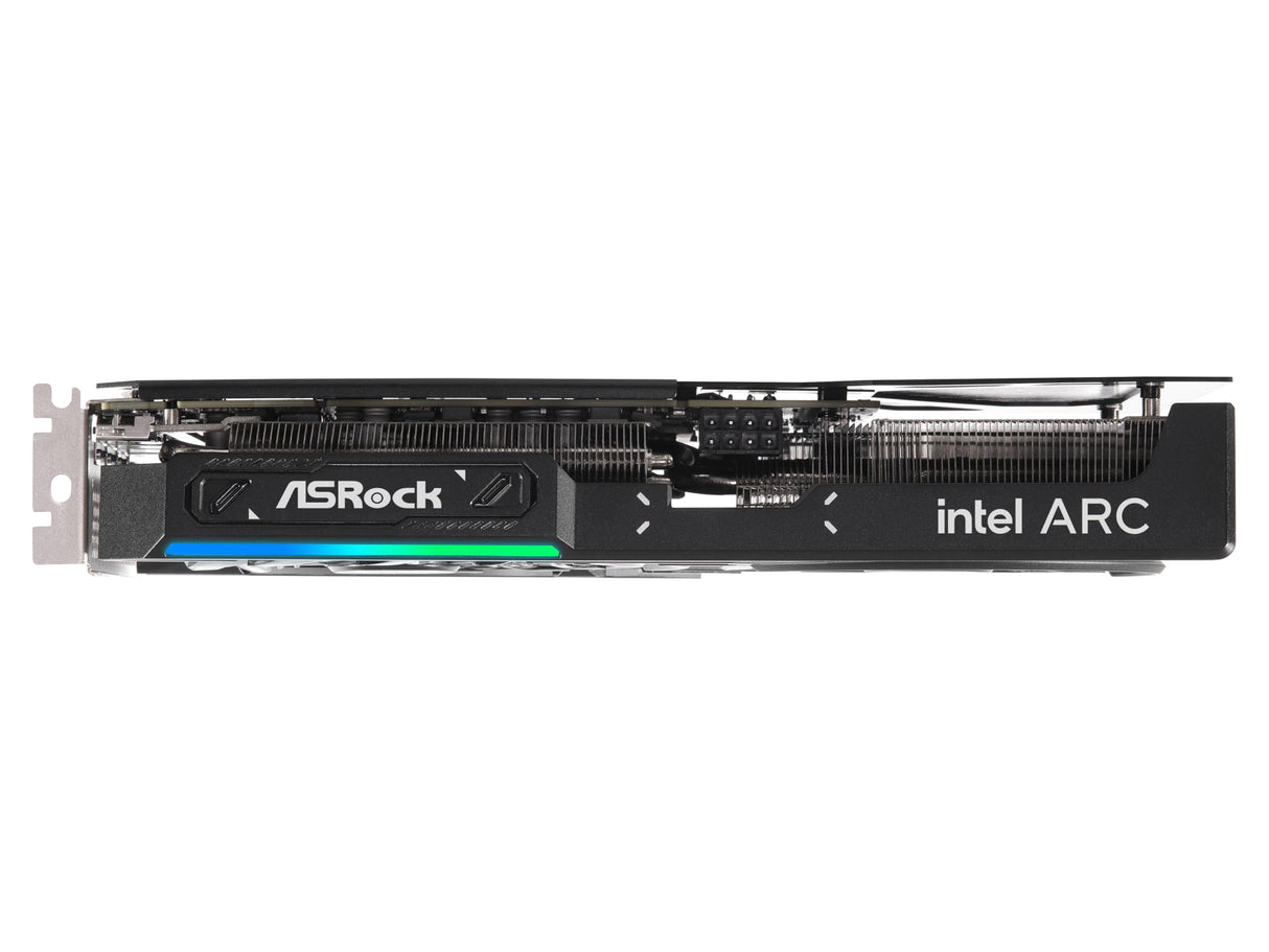 ASRock Intel ARC B580 Challenger 12GB OC GDDR6 19 Gbps 192 bits 2740 MHz 650W 7680 x 4320 Dual Fan Tarjeta gráfica