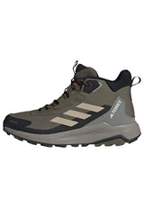 adidas Terrex Anylander Mid Rain.RDY Hiking Shoes, Zapatos de Senderismo Hombre, Olive Strata/Wonder Beige/Core Black, 42 2/3 EU
