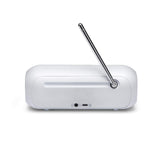 JBL Tuner 2 Sintonizador de radio JBL, altavoz portátil Bluetooth con MP3, DAB plus y radio FM, sonido potente y nitidez, color blanco