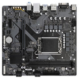 GIGABYTE B760M E Placa Base - Compatible con procesadores Intel Core 14ª generación, VRM de 6+1+1 Fases, hasta 7200 MHz DDR5 (OC), 2xPCIe 4.0 M.2, LAN 1 GbE, USB 3.2 Gen 1