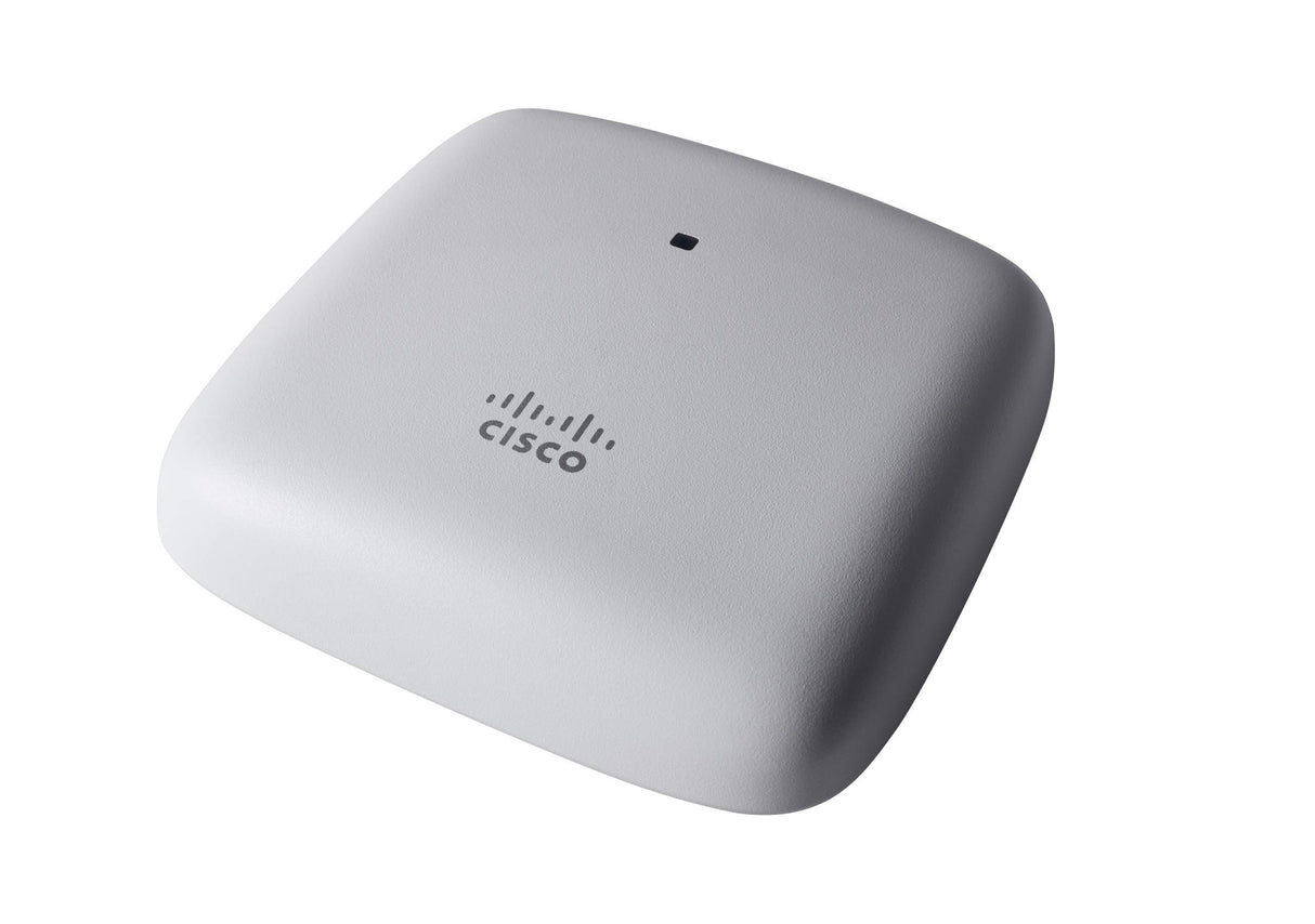 Cisco Punto de acceso Cisco Business 140AC 802.11ac 2x2 (Wave 2), 1 puerto GbE, montaje en techo, protección limitada de por vida (CBW140AC-E)