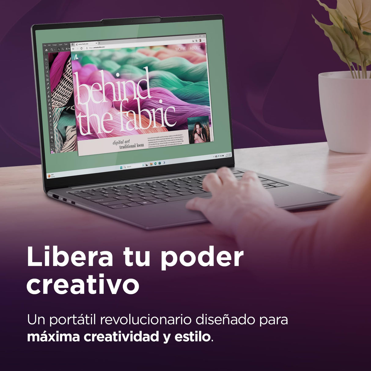Lenovo Yoga Slim 7 Gen 9 – Ordenador Portátil IA 14'' WUXGA OLED (Intel Core Ultra 7 155H, Intel ARC Graphics, 32 GB RAM, 1 TB SSD, Wi-Fi 6E, Win 11 Home) Teclado QWERTY Español - Gris Luna