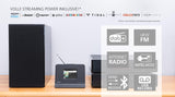 Imperial DABMAN i410 BT Radio Internet, Adaptador Dab+, Ideal para instalaciones de Alta fidelidad (Sonido estéreo, Internet/Dab+/ FM, emisión y recepción Bluetooth, Modo Hotel, Streaming, UPnP,