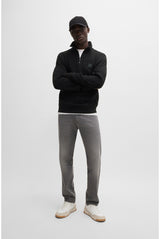 BOSS Zetrust, Sudadera para Hombre, Black1, L