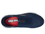 Skechers MAX Cushioning Elite Advantageous, Sneakers,Sports Shoes Hombre, Navy Textile/Synthetic, 45 EU