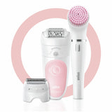 Braun Silk-épil 5 Depiladora Eléctrica Mujer 3 en 1, Kit de belleza para una sepilación suave, 5 5-825 Blanco/Gris