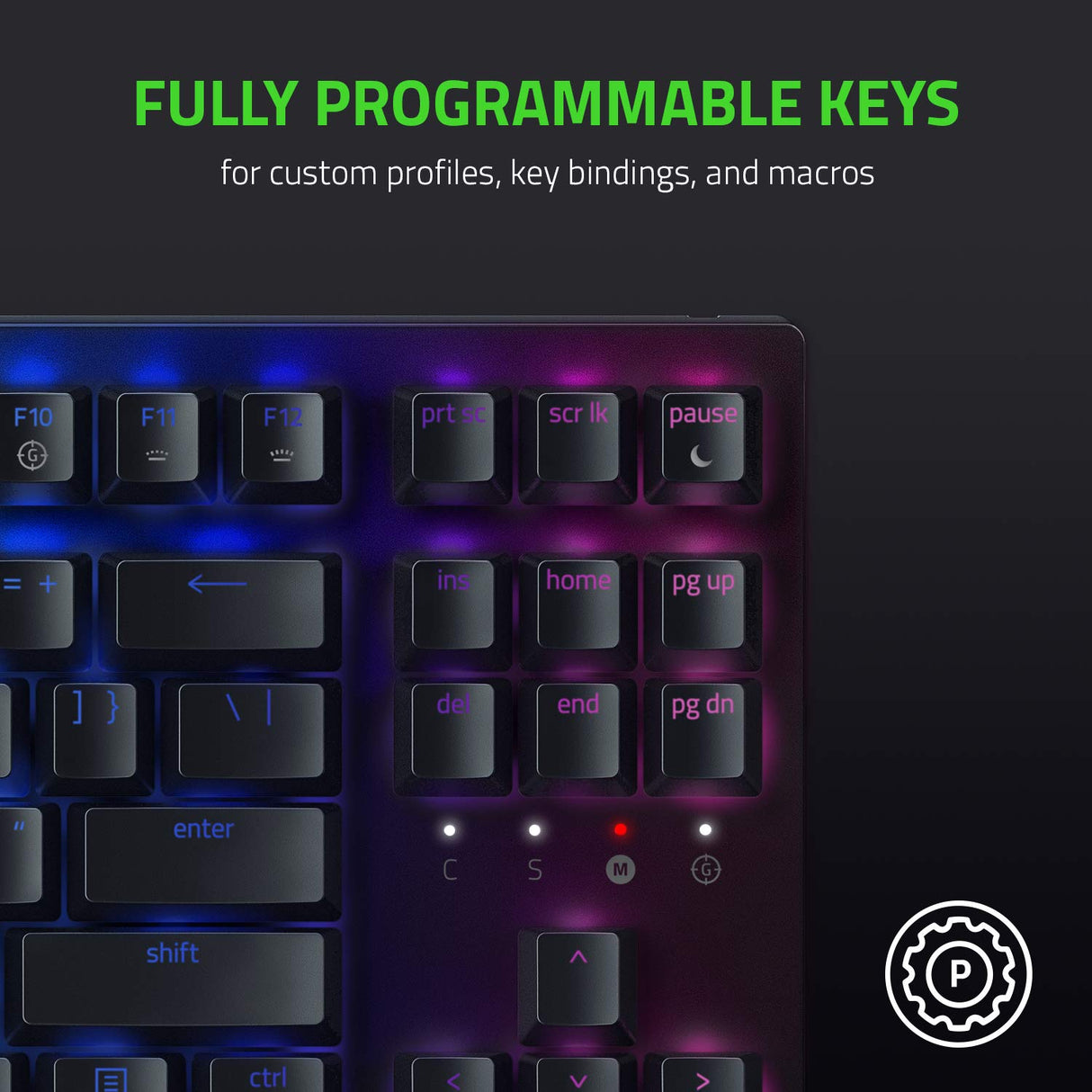 Razer BlackWidow V3 Tenkeyless (Yellow Switch) - Teclado compacto para juegos con interruptores mecánicos (teclas ABS, iluminación RGB Chroma) Teclado Español - Negro