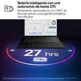 LG gram Pro 16Z90U-K.AUB8BN - Ordenador Portátil Ultraligero de 16" Intel Core Ultra X7 358H, 32 GB RAM, 1 TB SSD, ARC B390 Graphics, OLED Antirreflejo, 1199g, 27 h, Windows 11, Teclado ES, Carbón