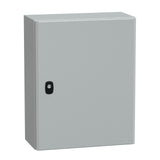 Schneider Electric NSYS3D5420 Spacial S3D Puerta Completa sin Placa de Montaje H500xB400xT200 IP66 IK10 RAL7035, Blanco
