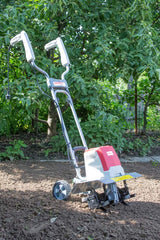 IKRA motoazada eléctrica motocultor IEM 1200, Ancho de Trabajo 40cm, Profundidad 20cm, Incluye extirpador Manual