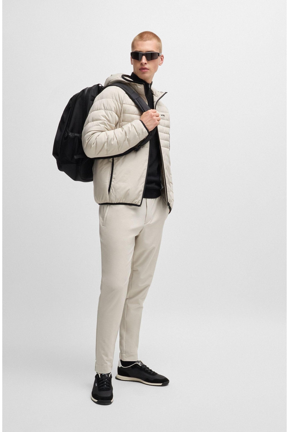 BOSS J_Thor 2 Ropa de Abrigo_Chaqueta, Light Beige271, XXL para Hombre