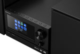 Kenwood M-7000S-B - Microcadena Color Negro, con Bluetooth, USB, CD y en Radio Dab + o FM - Mini Equipo de Musica para casa