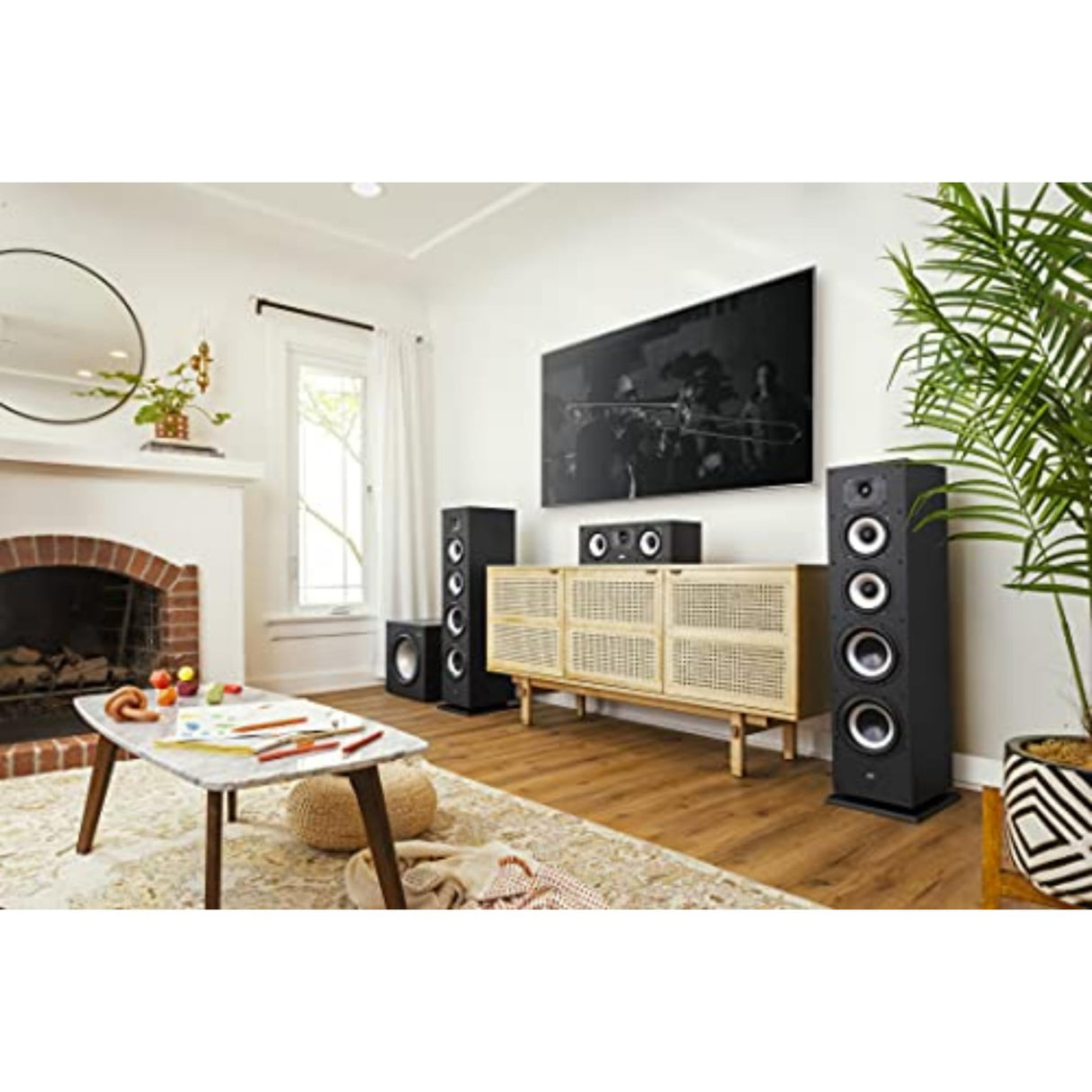 Polk Monitor XT70 Pareja Altavoces de Suelo Hi-Fi Negros