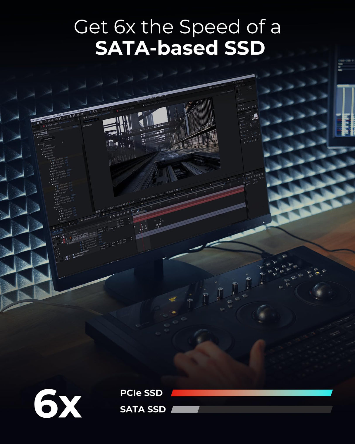 Lexar NM610PRO 2TB SSD, SSD Interno M.2 2280 PCIe Gen3x4 NVMe 1.4, hasta 3300 MB/s de Lectura, Unidades SSD internas con Flash NAND 3D para portátiles, computadoras de Escritorio y PC