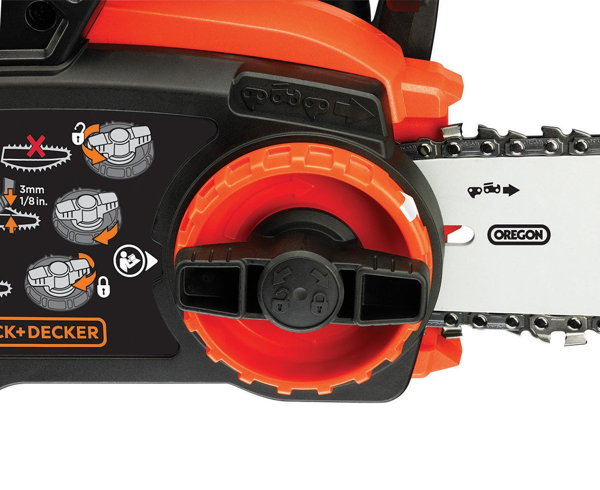 BLACK+DECKER GKC3630LB-XJ - Motosierra inalámbrica 36 V, Hoja de 30 cm, Corte de hasta 23 cm, Silenciosa, Baja vibración, No incluye cargador ni batería