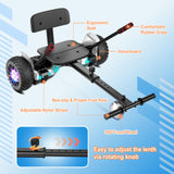 SISIGAD Hoverboard SUV y Kart,con Bluetooth, Hoverboards Todo Terreno 8.5" Hummer, Mejor Regalo para Niños