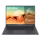 LG Ultra 16UD70R-G.AX59B - Ordenador Portátil, 16 Pulgadas, 16:10 IPS, Sin Sistema Operativo, Ryzen R5, 16 GB RAM, 1TB SSD, 1.6Kg, Hasta 20 Hr de Autonomía, Color Gris Carbón