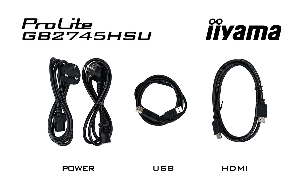 iiyama Monitor GB2745HSU-B2-27, IPS, 1920x1080/100Hz, 1H1DP, HAS