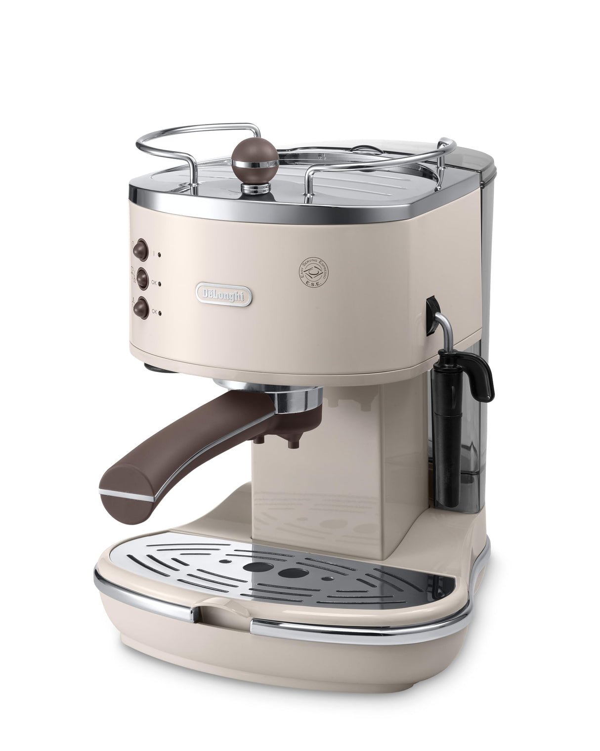 De'Longhi ECOV 311.BG Cafetera Automática, 1100 W, 1.4 L, 15 Bares, 2 Tazas, Acero Inoxidable, Beige