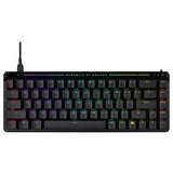 ASUS ROG Falchion Ace HFX Teclado Gaming analógico 65%, interruptores magnéticos ROG HFX, Disparo rápido, Panel táctil, 8000 Hz, amortiguación de Cinco Capas, Carcasa, Teclas ABS, QWERTY Español