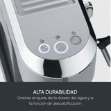 SEVERIN Máquina de café espresso Newspresa, máquina de portafiltro, bomba ULKA con 20 bares, boquilla espumadora de leche, depósito de agua de 1 L, para una o dos tazas, acero inox 1.350 W, KA 5997