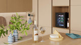 Tristar Vinoteca Termoeléctrica Grande Saignée, Para hasta 12 botellas, Silenciosa y estable, Puerta de vidrio, 4 niveles, Pantalla táctil LED, Iluminación interior, WR-7511