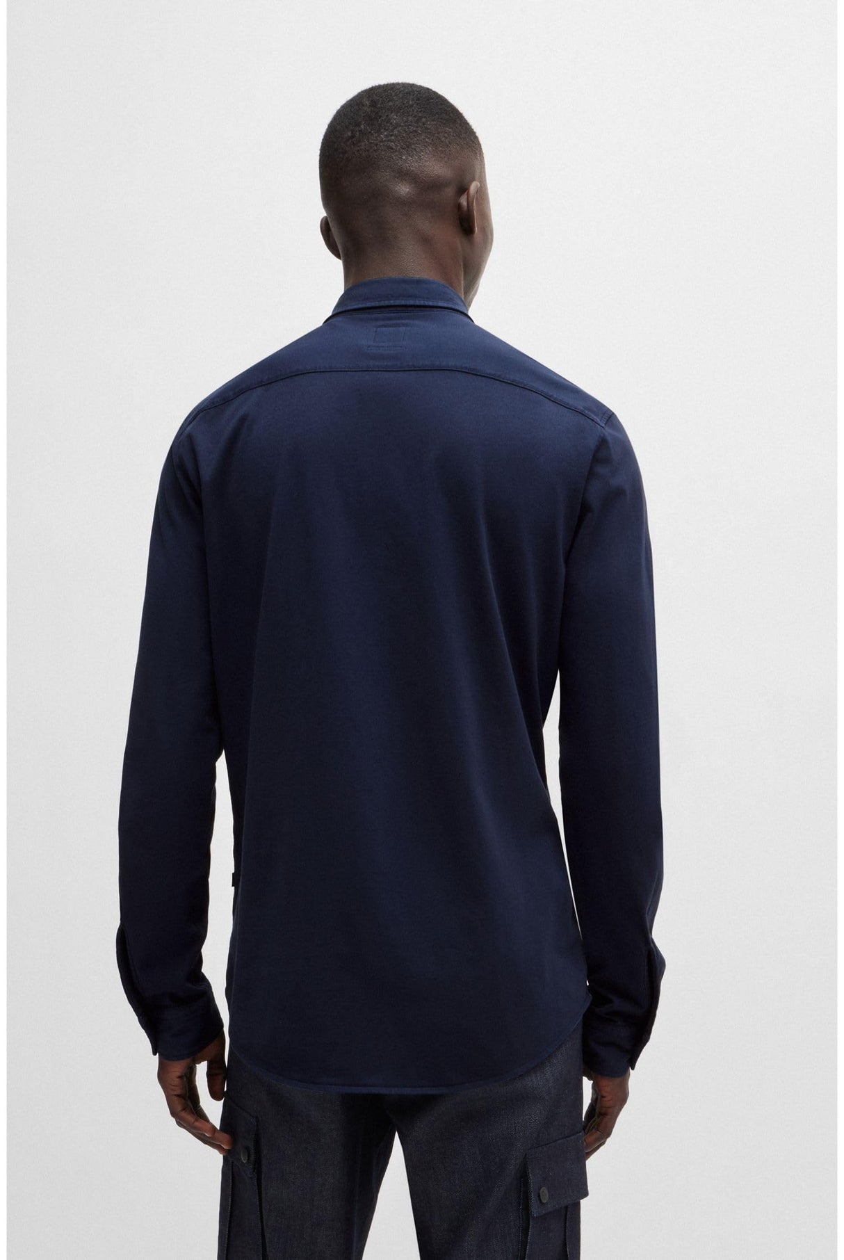 BOSS Mysoft_2_M, Camisa Hombre, Navy418, L